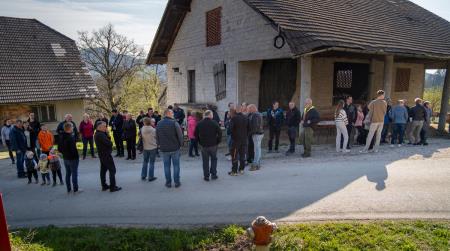 Odprtje novoasfaltiranega dela ceste Špitalič – Okrog (2)